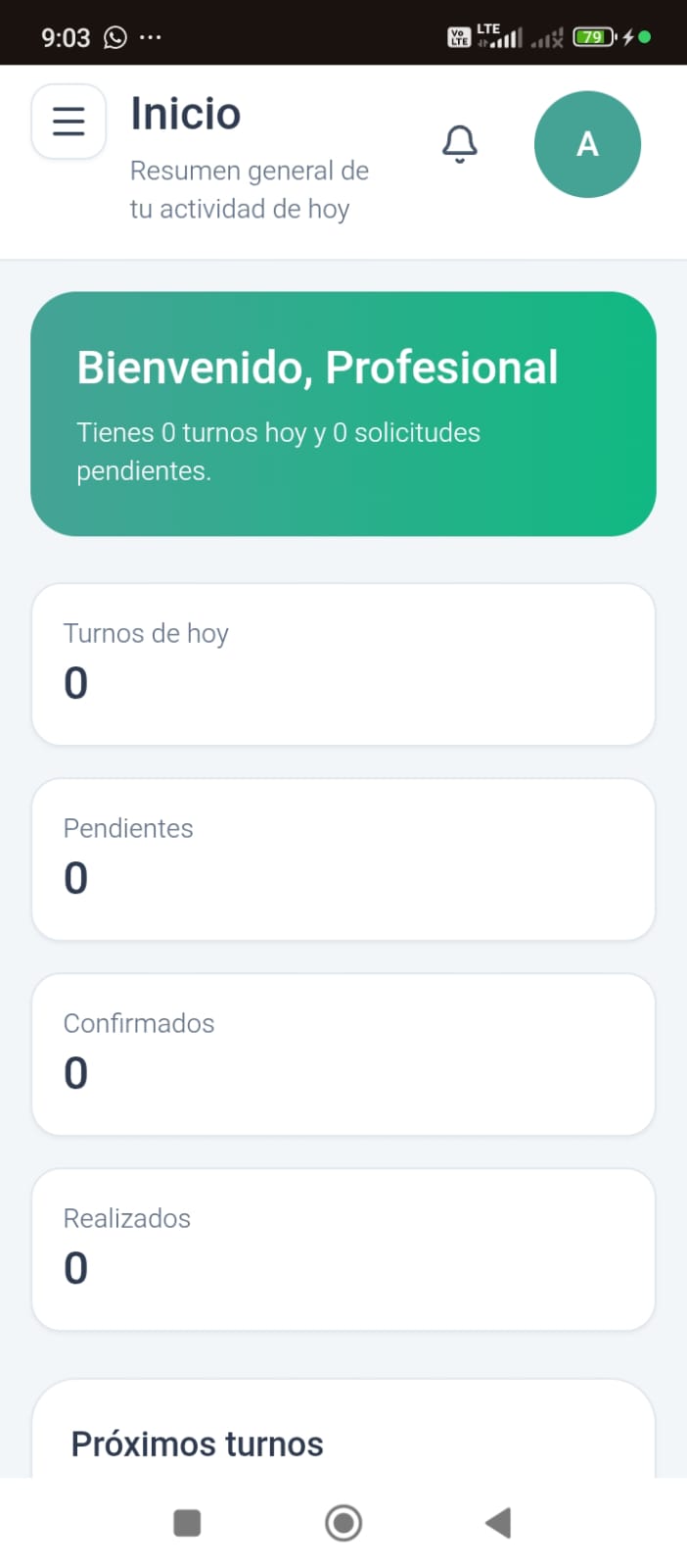 Panel profesional