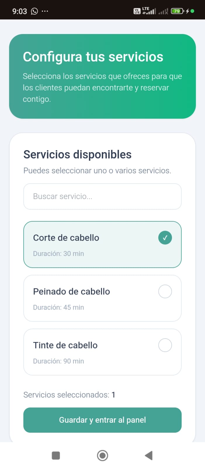 Servicios profesionales